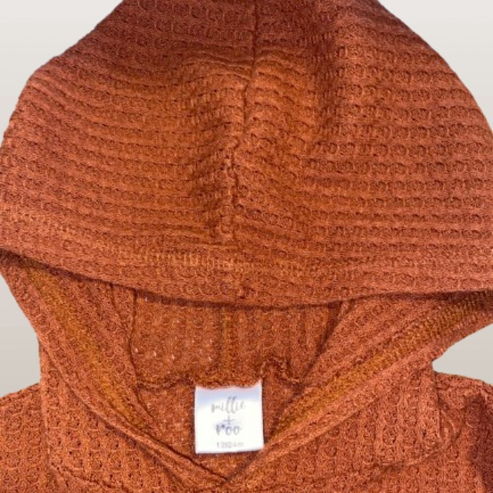 Baby Boy Toddler Millie+Roo Lightweight Hoodie Size 12/24 Months